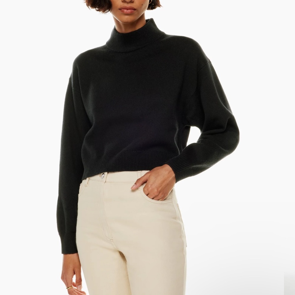 Aritzia Wilfred Harper Sweater - Black - Small